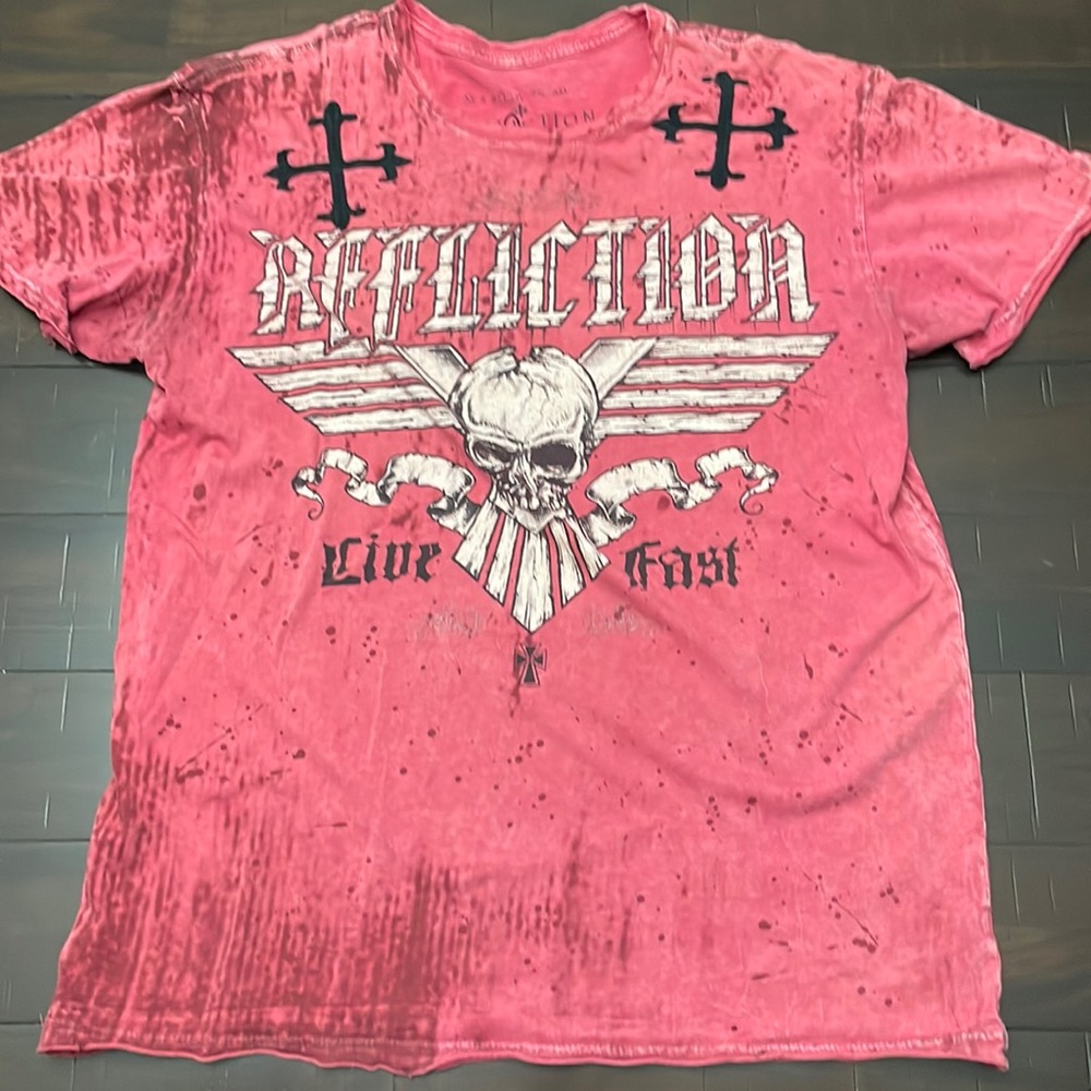 Affliction Short Sleeve Size Large